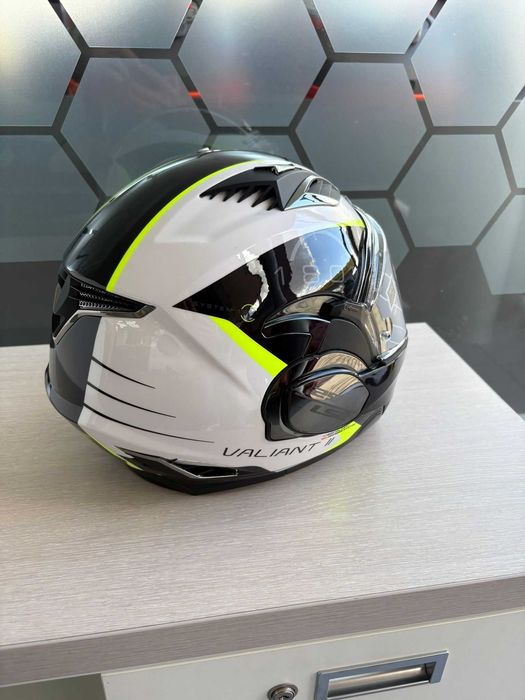 Kask motocyklowy LS2 VALIANT II Czarno-biały
