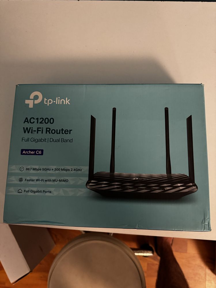 Router Wi-FI tp-link AC1200 archer c6