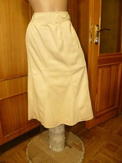 Бежевая юбка длинная миди годе Woman's Fashion винтажная