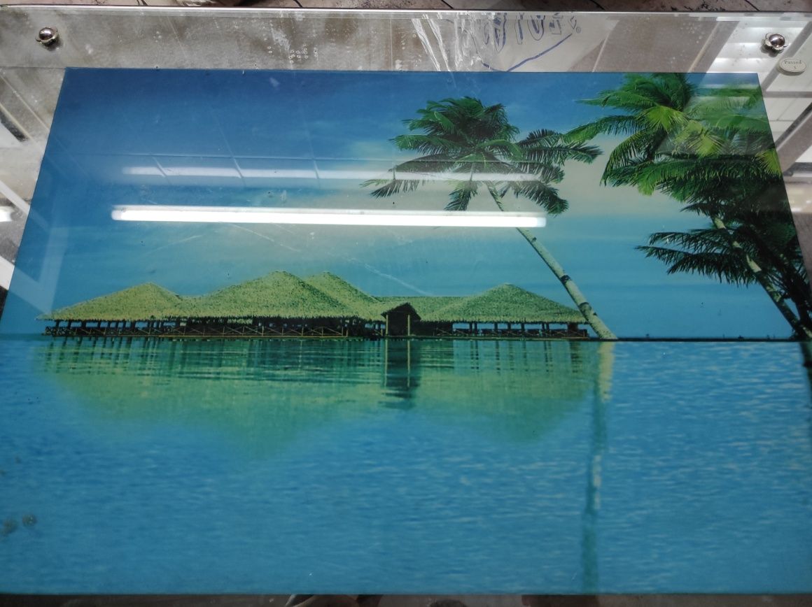 Vendo quadro com reprodução sonora