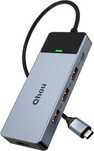 HUB 5 w 1 USB 3.2 USB C 4x 10GB 4K 60Hz 697