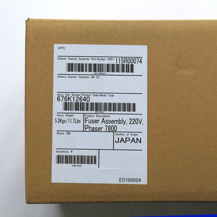 Xerox Fuser Assembly 220V 115R00074