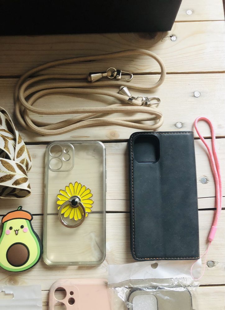 Zestaw case iphone 12 mini dodatkwo smycze