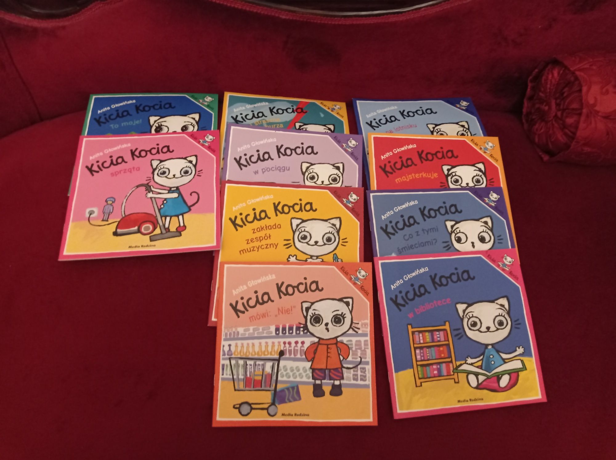 Książki Kocia 10szt dla dzieci