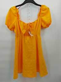 Sukienka pomarańczowa hiszpanka lolita