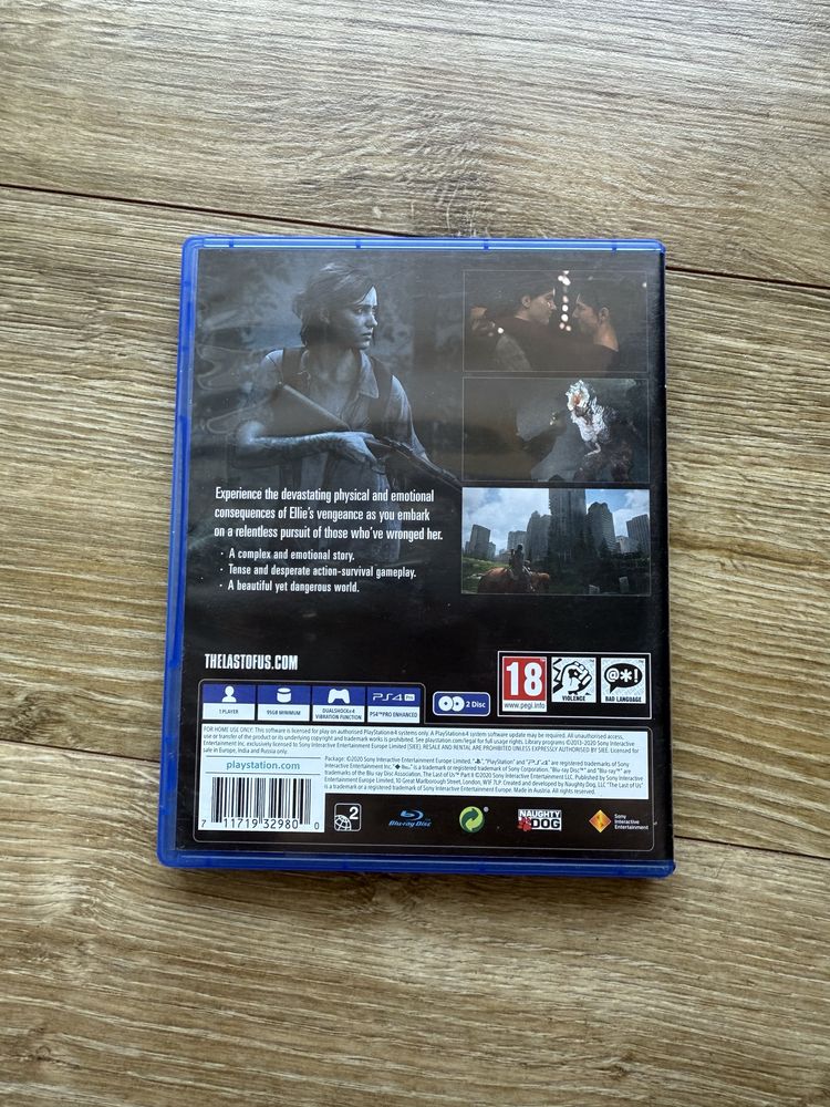 Gra The Last of Us Part II PL Polska PlayStation 4 Ps4 Slim Pro Ps5