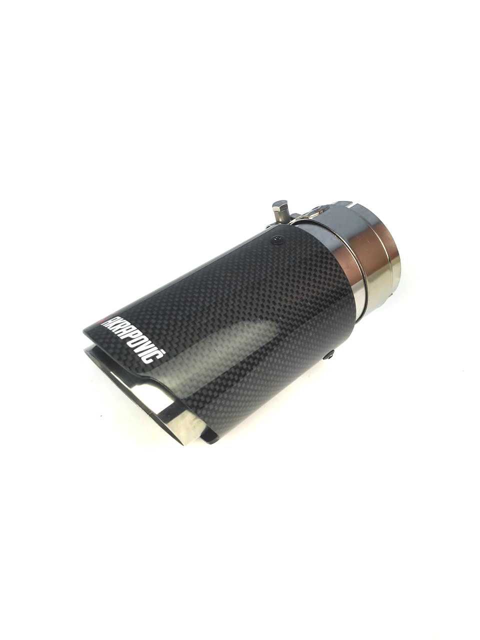 Насадки глушителя Akrapovic Выхлопная Акрапович Audi BMW карбон глянец