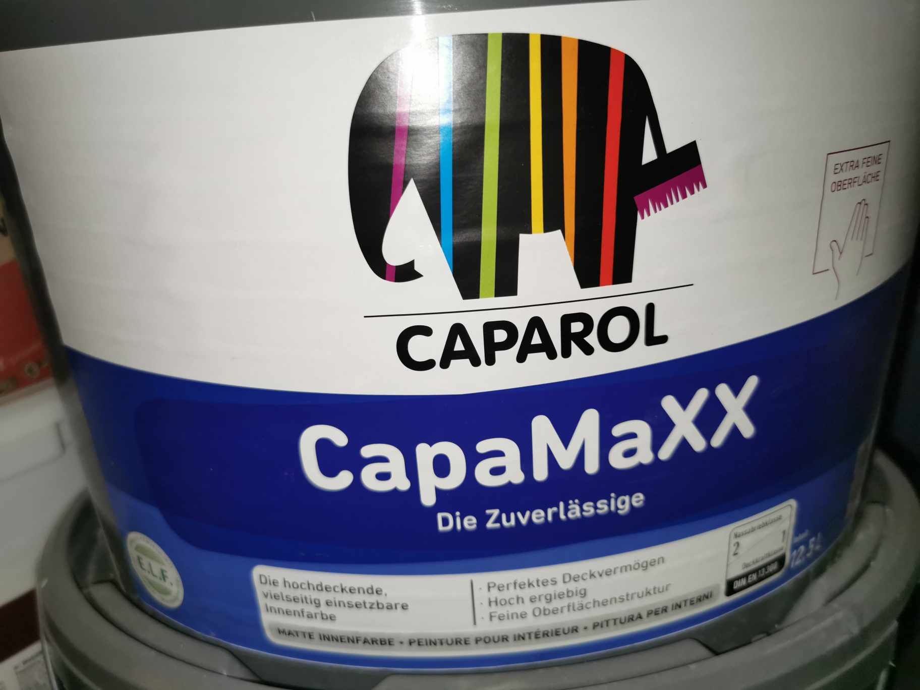 Caparol Capamaxx 12.5l - biała farba do wnętrz