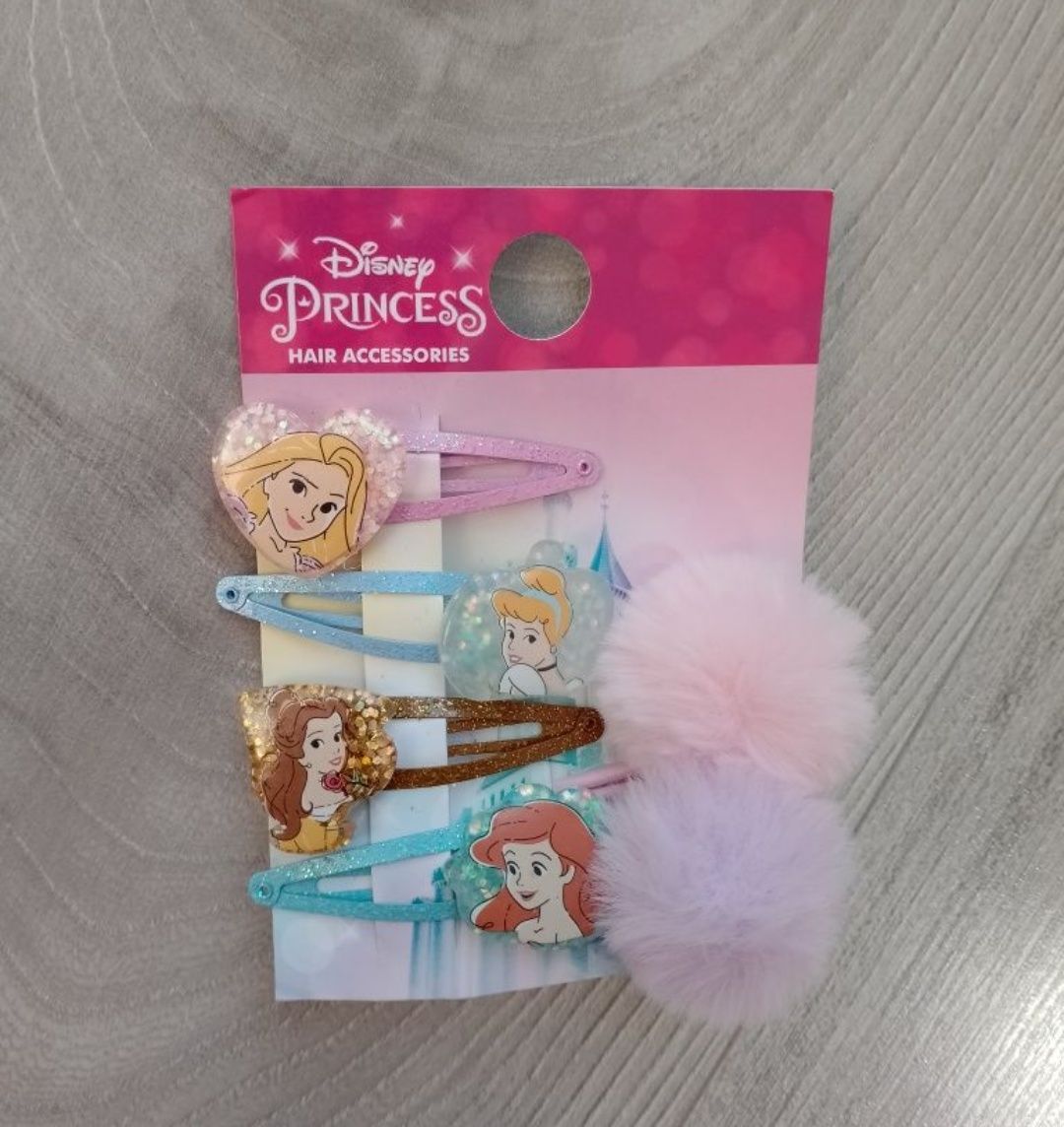 Komplet spinek i gumek Disney Princess