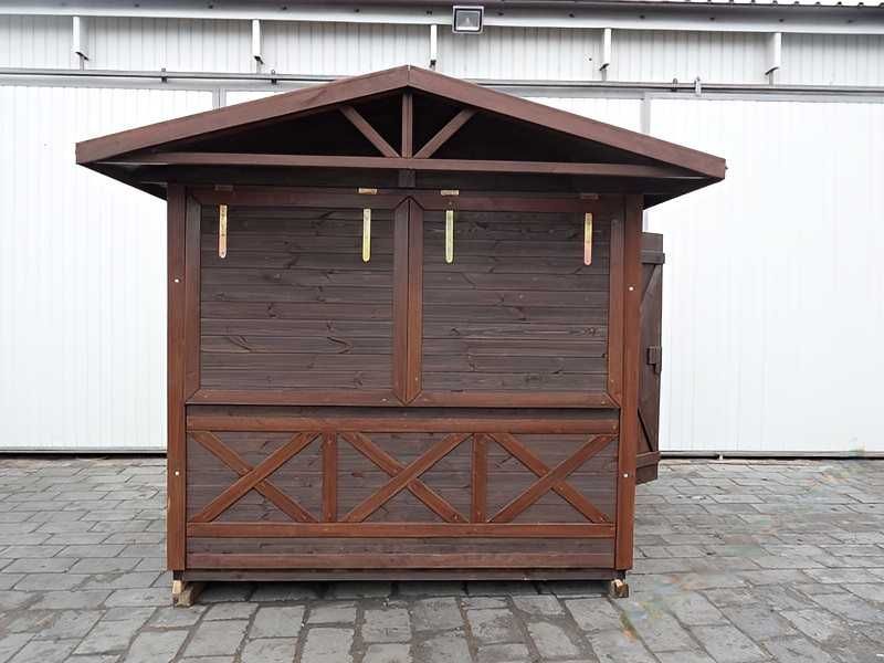 Domek handlowy 4 drewniany kiosk sklepik producent