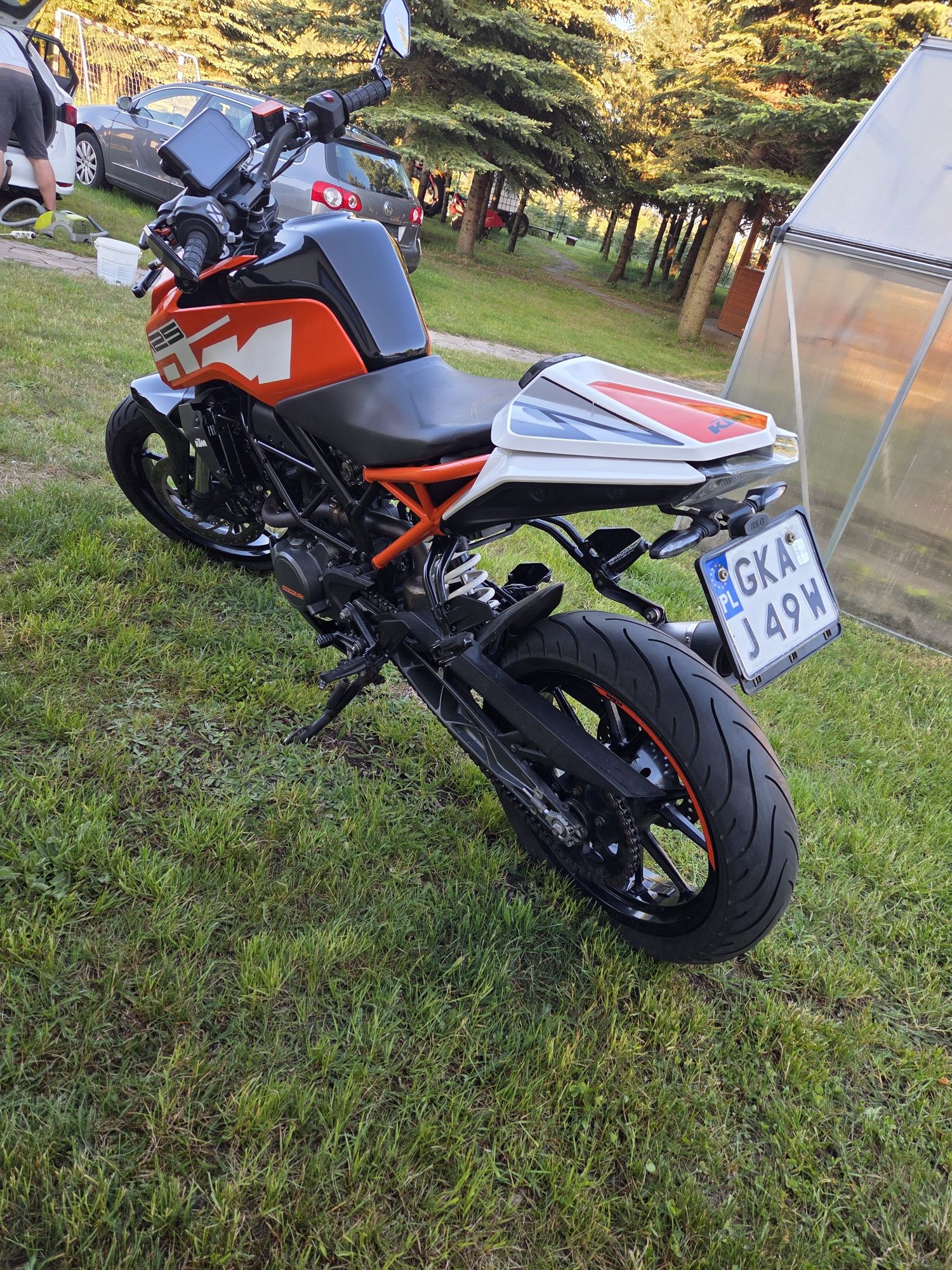 KTM Duke 2017r 125 wydech leovince