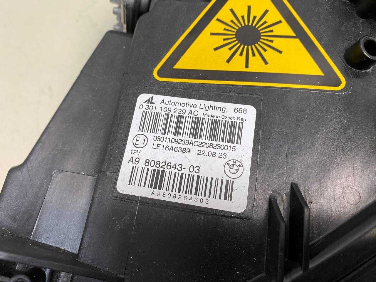Фари BMW 8 G15 G14 F91 shadow laser лазер бмв 8 г15 г14 чорні