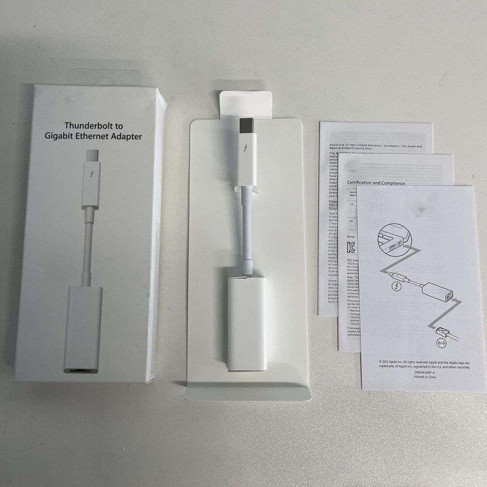 Apple Przejściówka z portu Thunderbolt na port Gigabit Ethernet