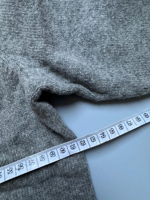 Nowy Oryginalny Sweter Męski Wełniany POLO RALPH LAUREN Jasno Szary L