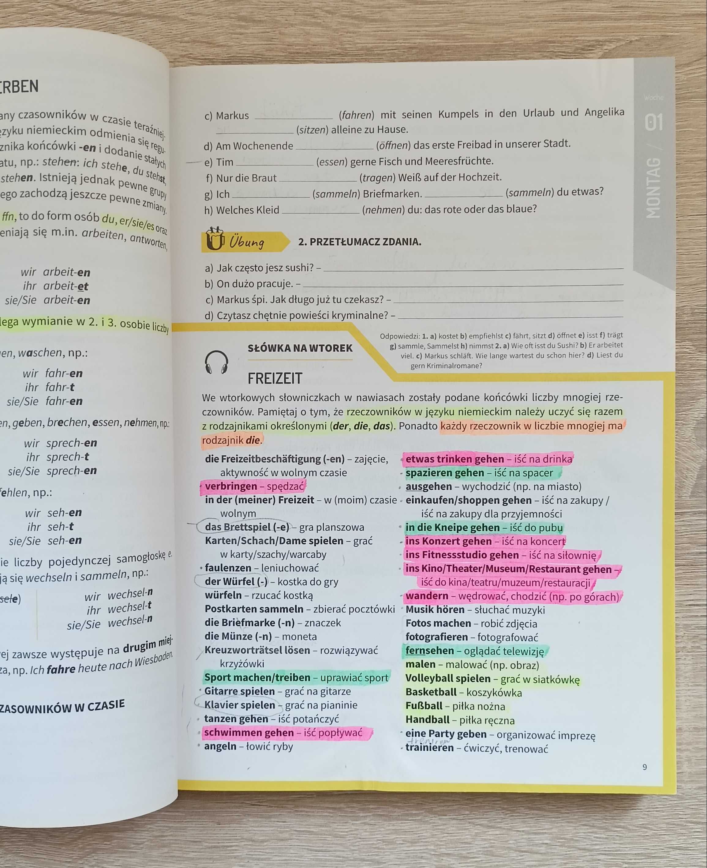 Niemiecki 365 i Niemiecka Gramatyka obrazkowa Zestaw