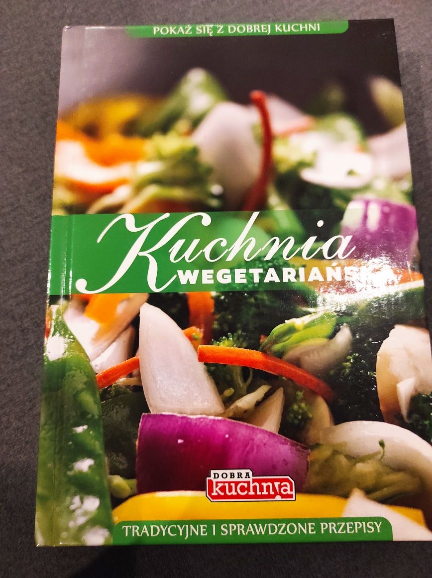 Książka kucharska "kuchnia wegetariańska"