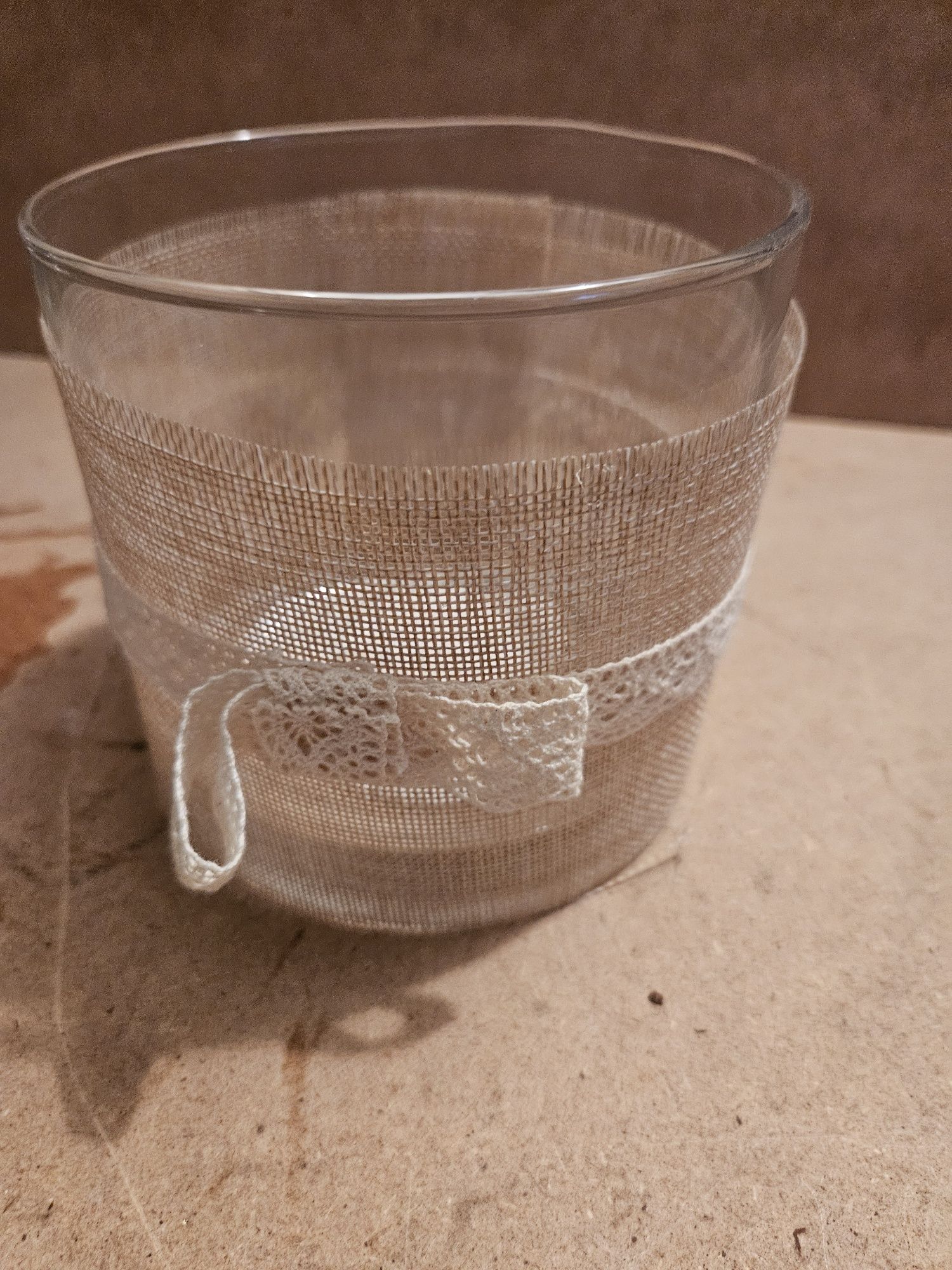 Szklany cylinder 12,5x12,5 cm – grube szkło