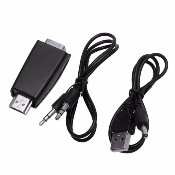 Conversor Adaptador HDMI para VGA com áudio - PS4