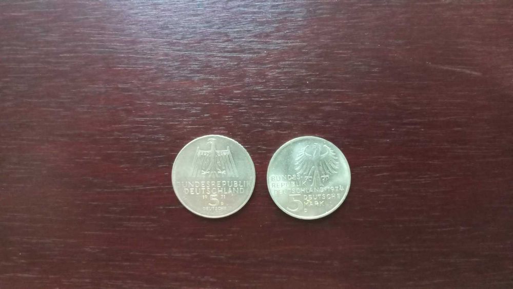 Пам'ятна монета Німеччини 10 марок,срібло.