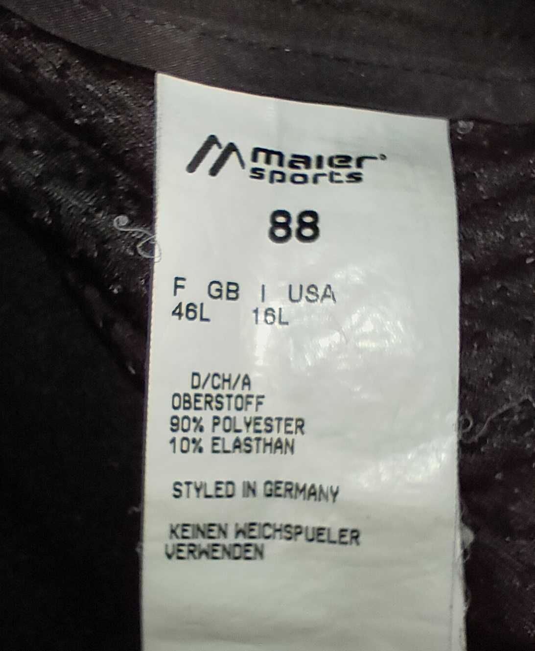 MAIER SPORTS damskie spodnie funkcyjne trekkingowe SoftShell ok XL/XXL