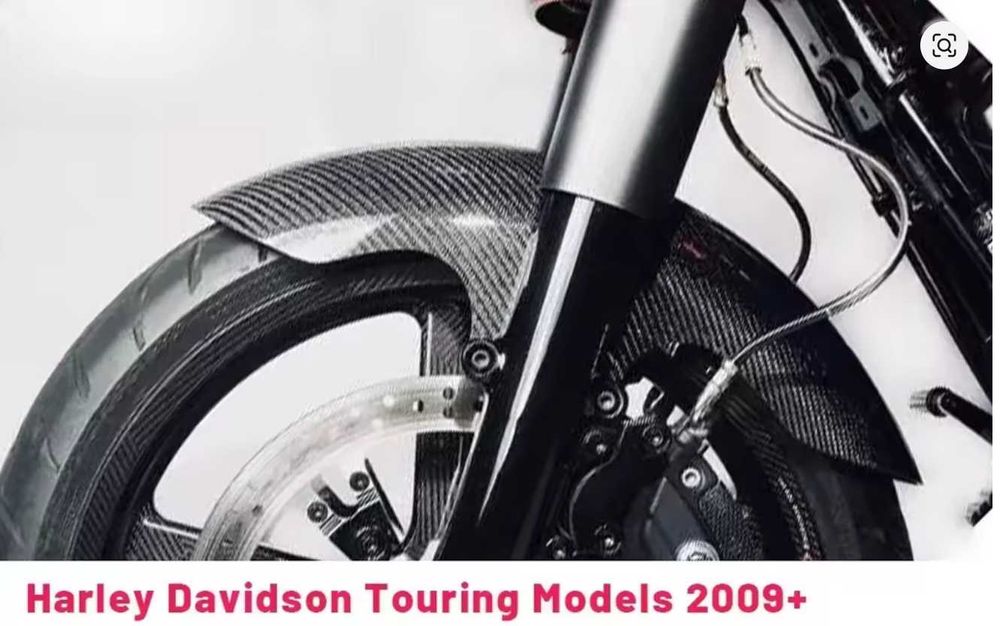 Harley Davidson Touring 2008-2023 Real Carbon Fiber переднє крило