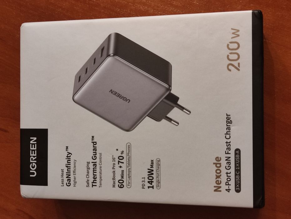 UGREEN Nexode 200w зарядка для ноутбука телефону ін гаджетів