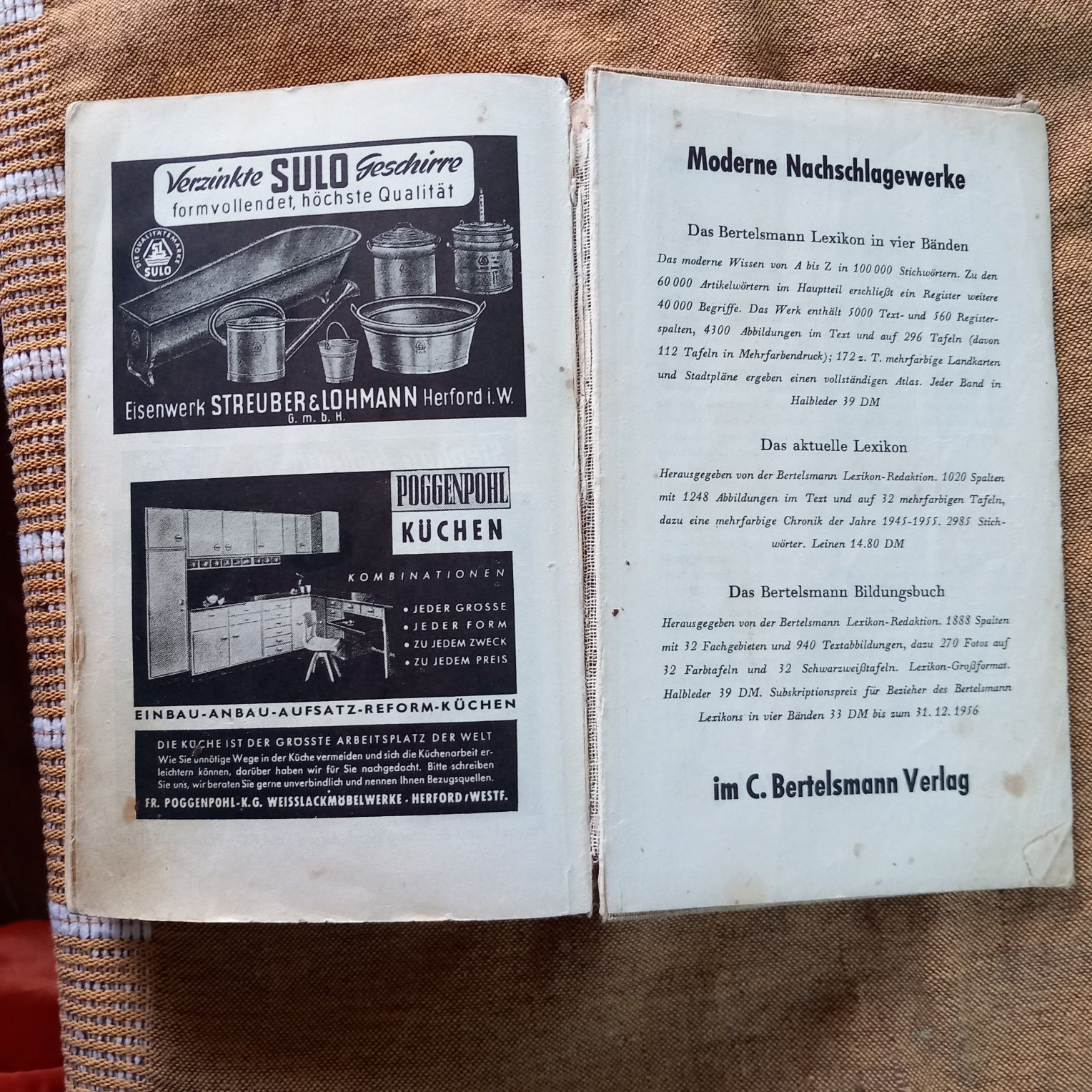 Książka kucharska ilustrowana w języku niemieckim rok wydania1953