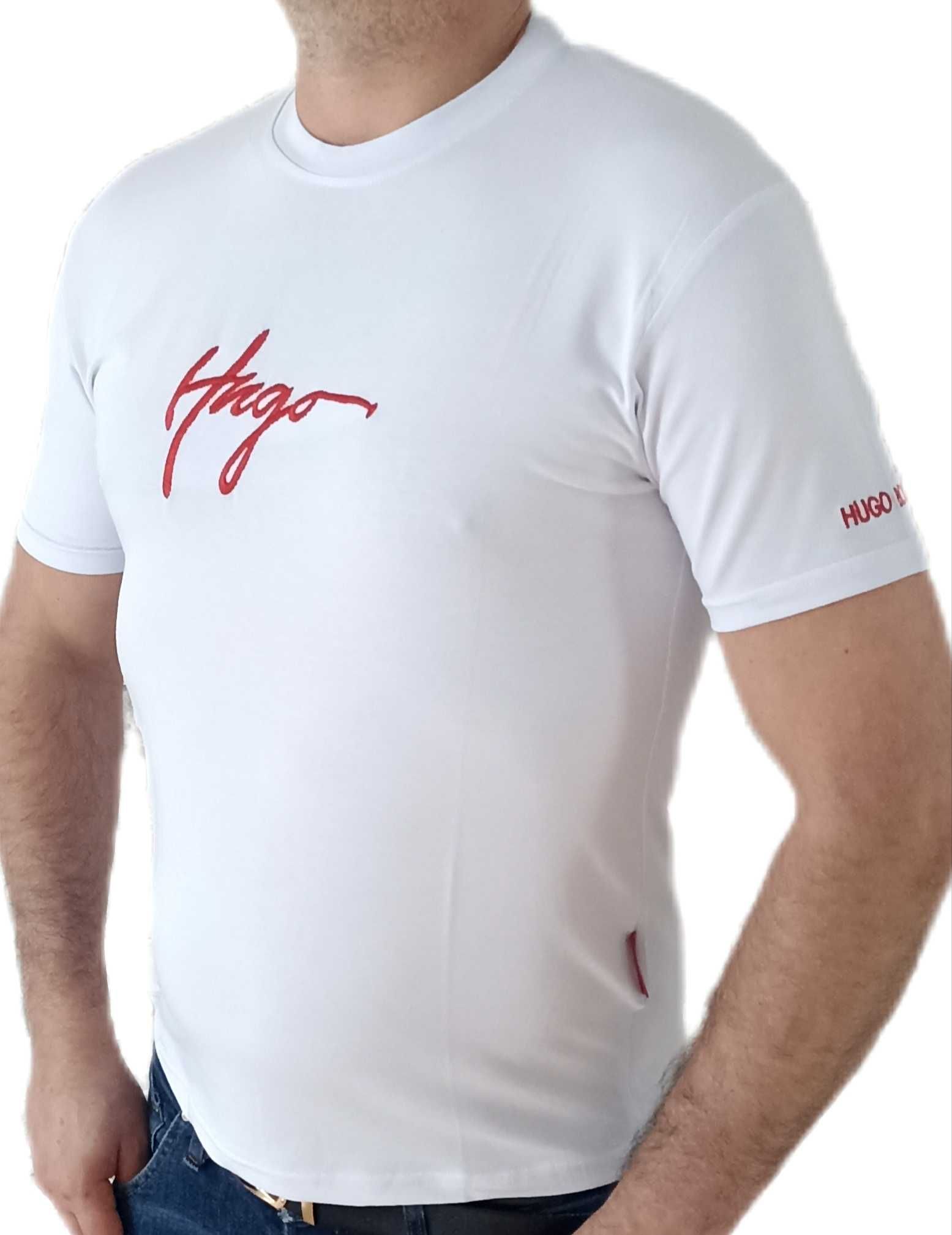 Hugo Boss T-SHIRT koszulka biała r,L,XL,XXL