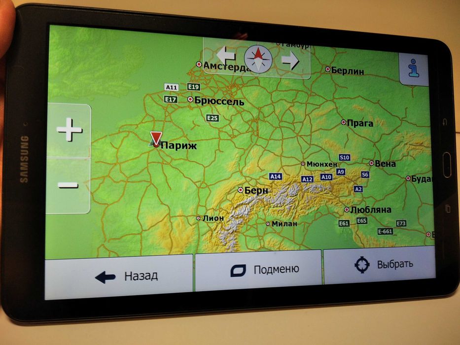 TIR Вантажний GPS навігатор Samsung IGO Primo Європа 2025! 9,6 дюйм!