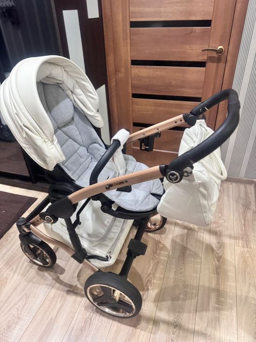 Коляска детская 2 в 1 Junama Diamond Mirror Satin