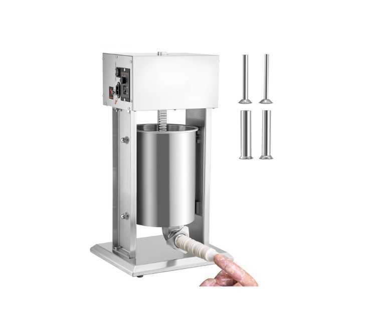 Elektryczna nadziewarka do kiełbasy 10L *ZESTAW LEJKÓW*MOCNY SILNIK*