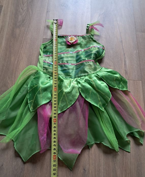 Dzwoneczek disney sukienka strój przebranie 98-104