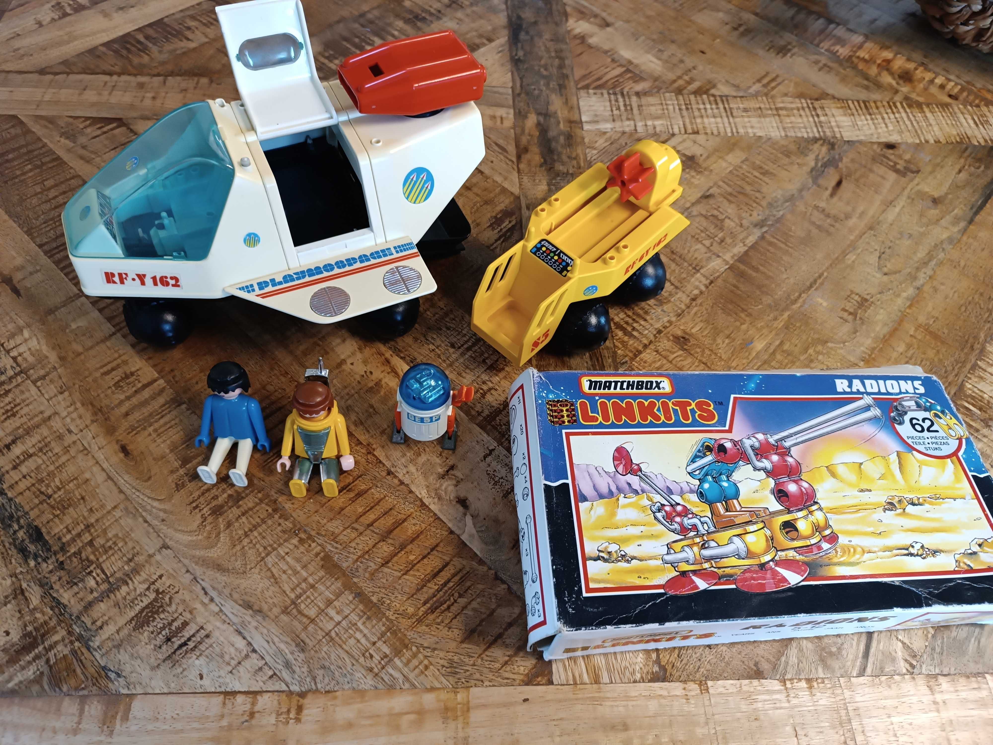 Stara zabawka PRL Vintage Playmobil Matchbox zestaw retro zabawek