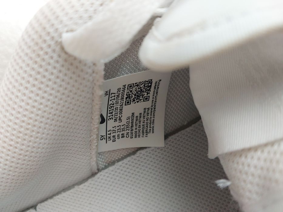 Tenis nike air force rapariga tam 37.5. Pouco uso