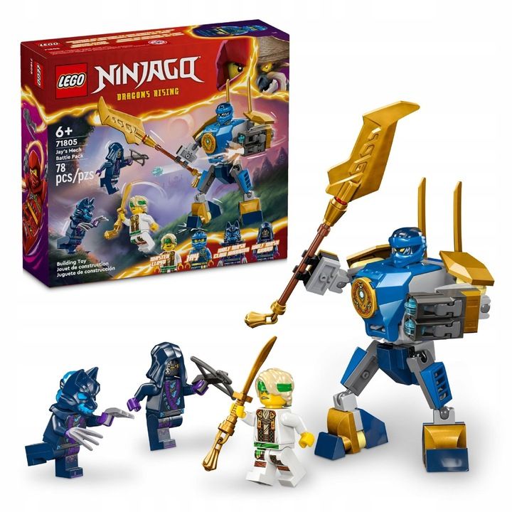 Lego Ninjago Zestaw Bitewny Z Mechem Jaya 71805