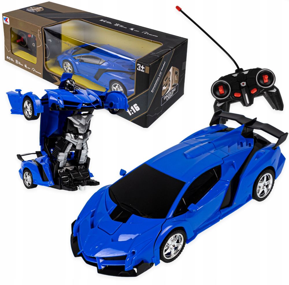 Samochód Robot Auto 2w1 Zdalnie Sterowany Składany