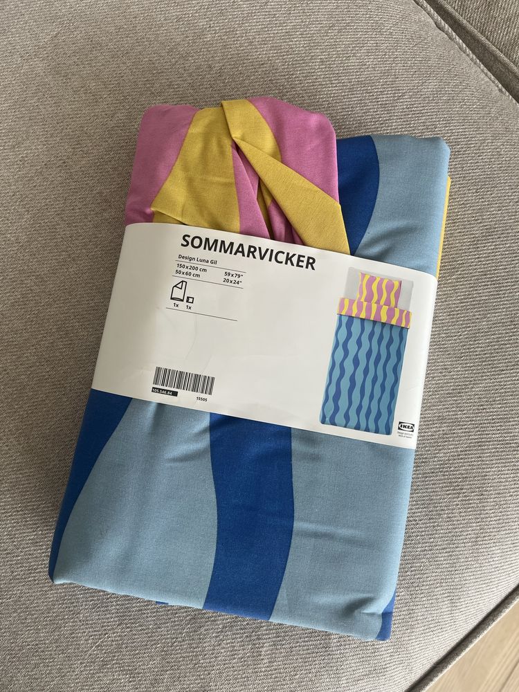 Pościel komplet  150x200 nowa ikea Sommarvicker