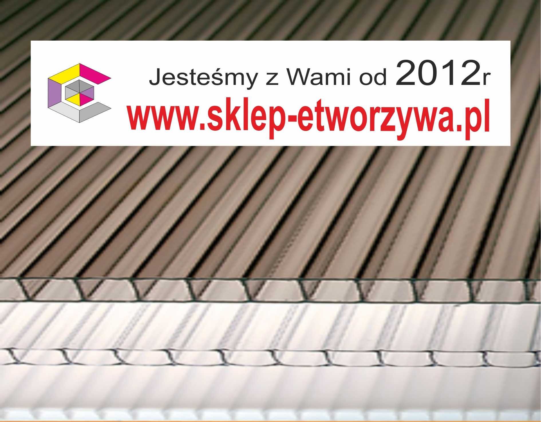 Poliwęglan Komorowy Lity Płyty na Dach Wiatę Taras Szare Brązowe Białe