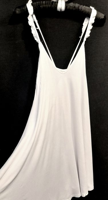 komfortowa koszulka nocna sukienka mini wiskoza lato 34 xs 36 s