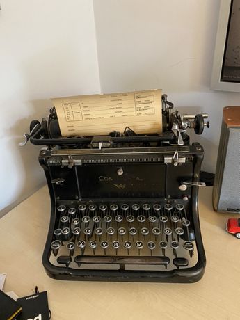Maszyna do pisania stara antyk piekna continental