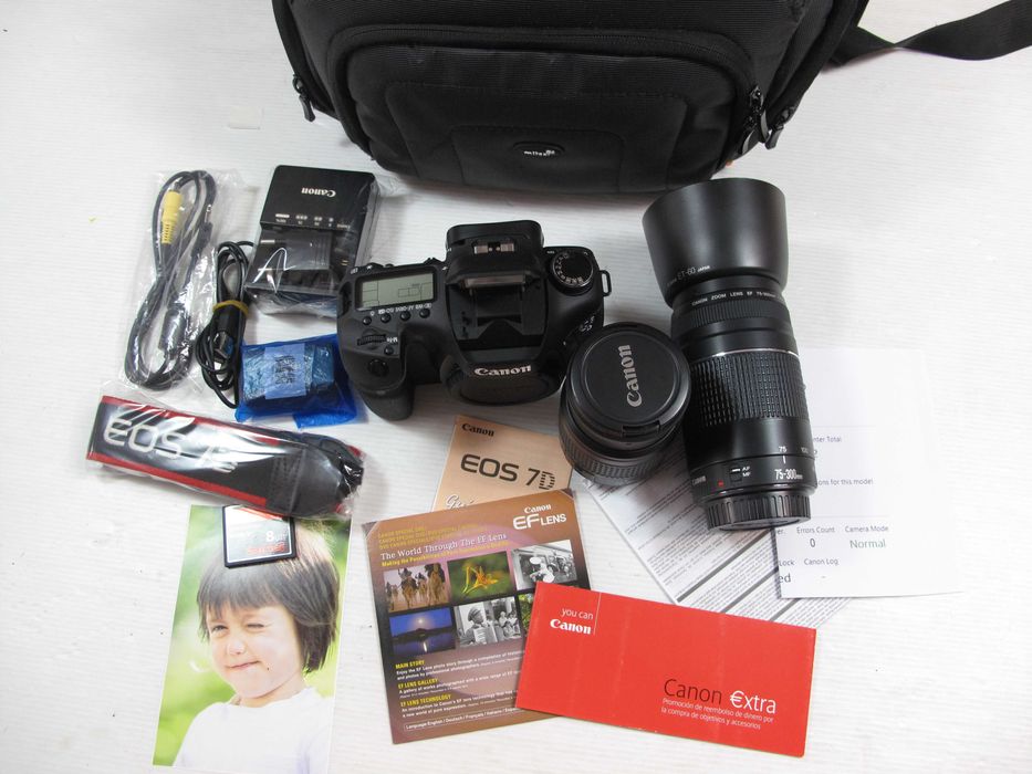 Canon 7D só 5 mil disparos, com ou sem lentes - Ver descrição