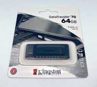 Nowy Pendrive Kingston DataTraveler 70 64GB USB-c 3.2 USB v3
