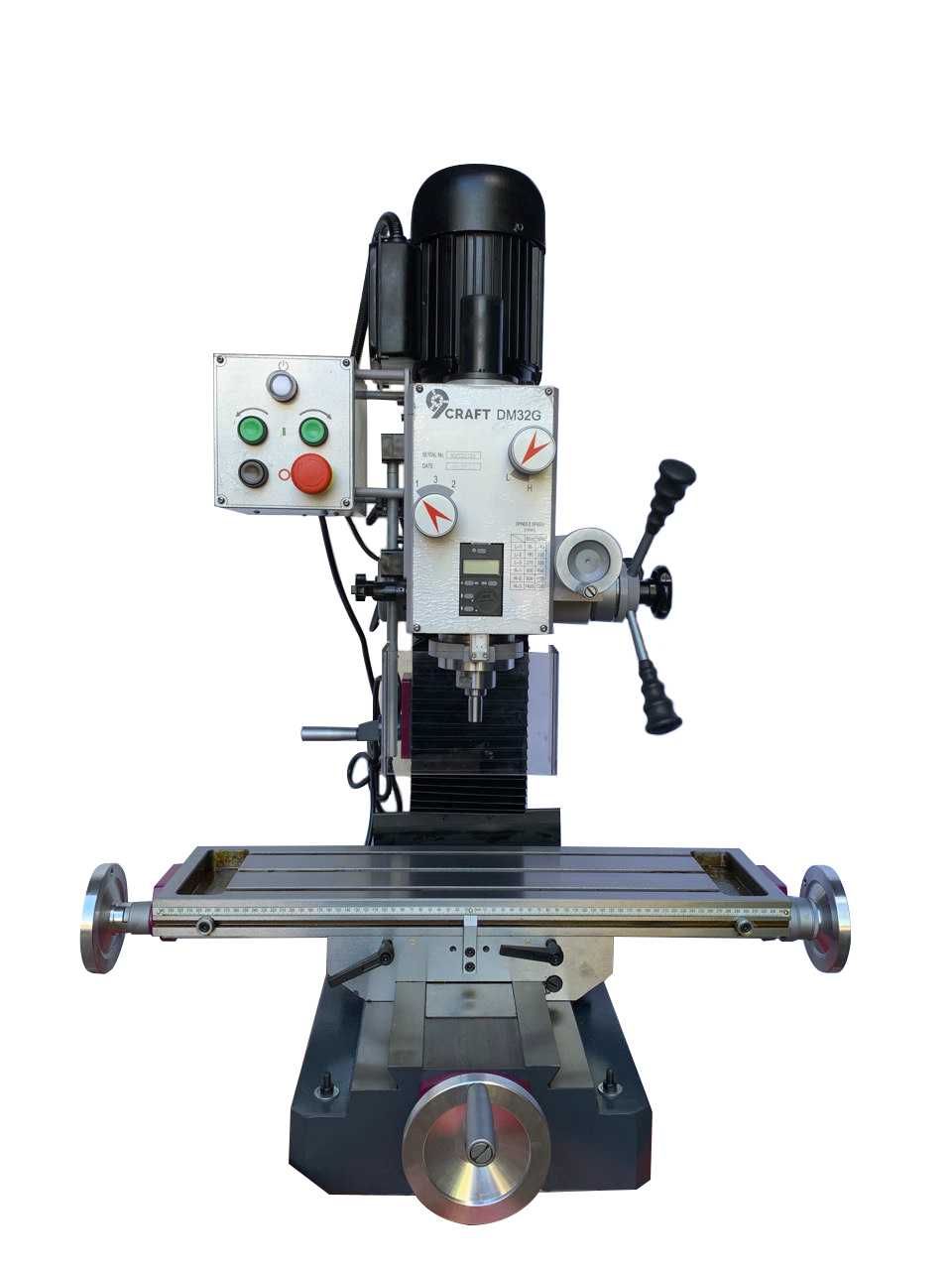 Фрезерний верстат 9craft DM32G 750W 220в з механічною коробкою