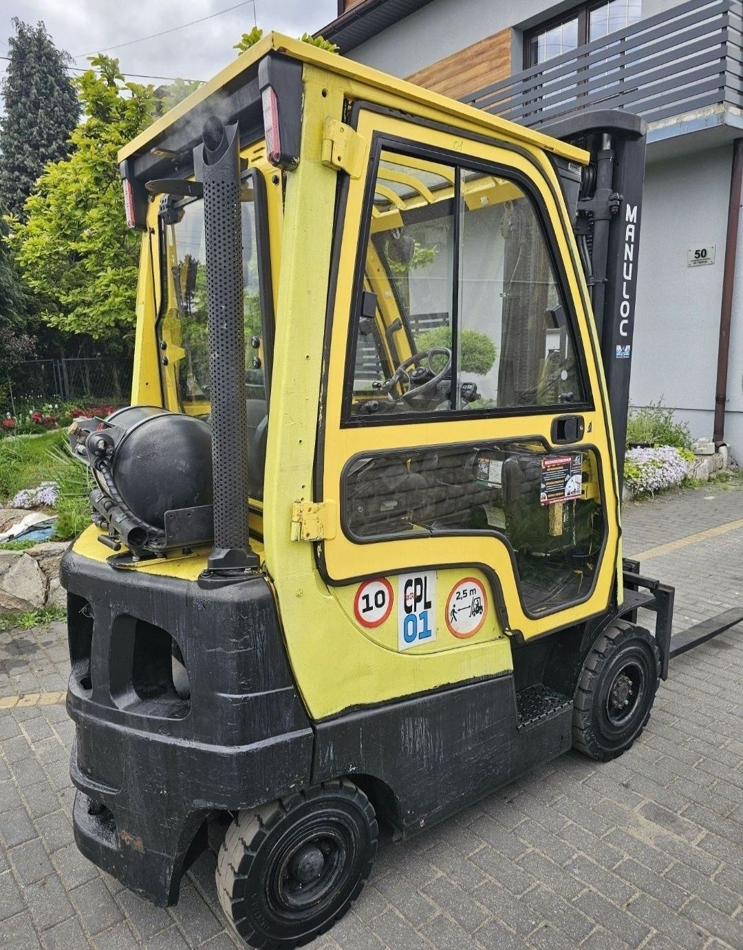 Wózek widłowy HYSTER H1.8FT 2012r TRIPLEX 5500mm 4sekcje LPG transport