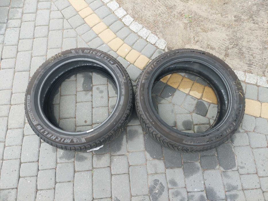 OPONY MICHELIN 205/55/19 5.63 MM CAŁOROCZNE 2 Sztuki 2022 Rok