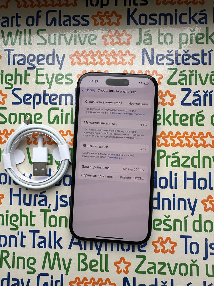 Iphone 15 128gb black 89%батарея