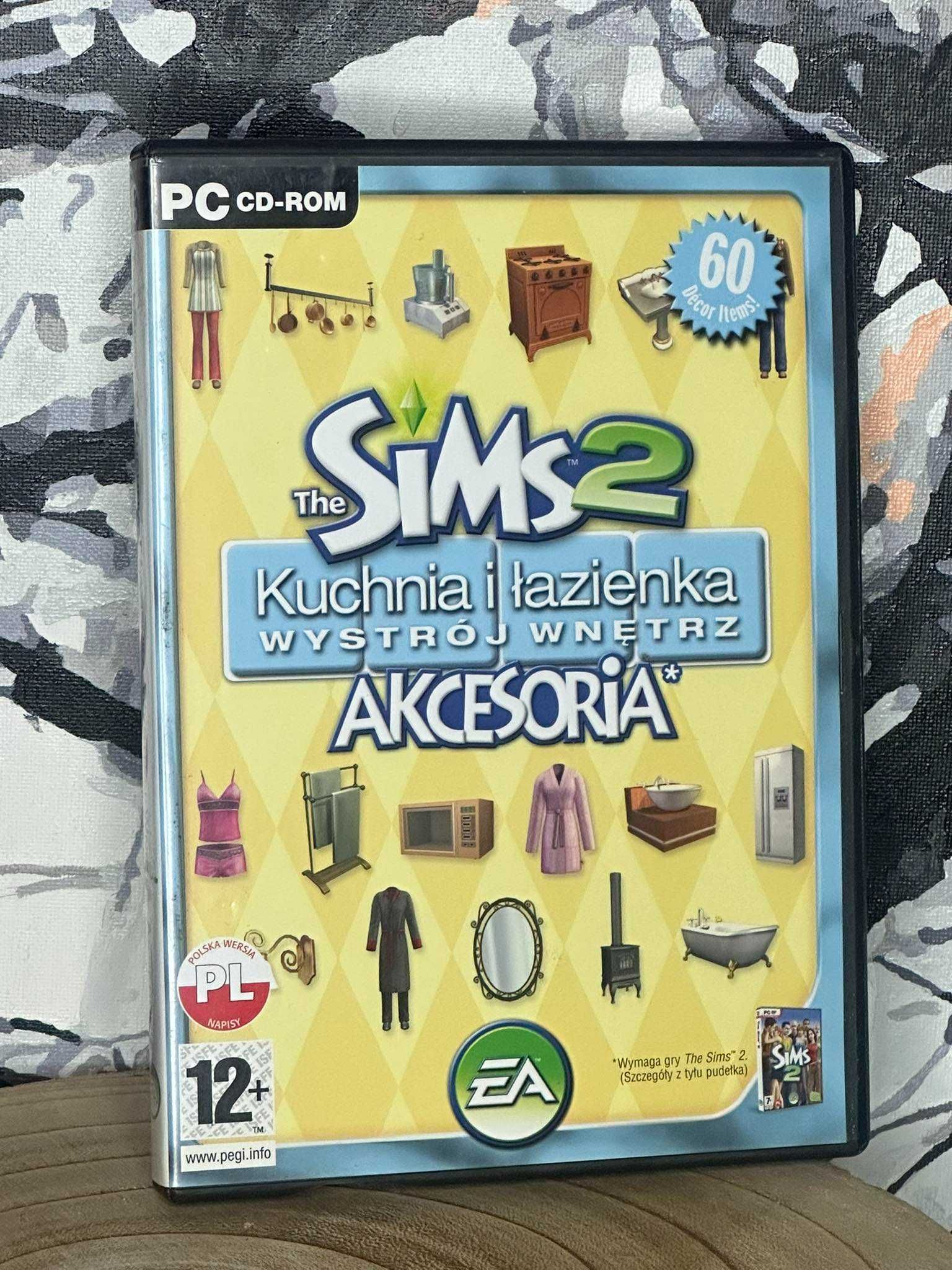 The Sims Kuchnia i Łazienka akcesoria - dodatek do simsy 2 - PL PC