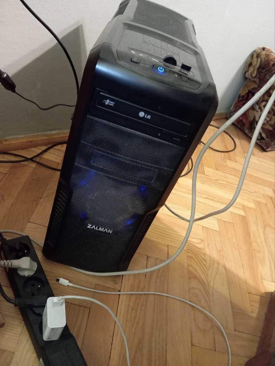 Komputer I5-7400 DDR 4 8 GB ram GTX 1060 fanstop + zestaw monitor klaw