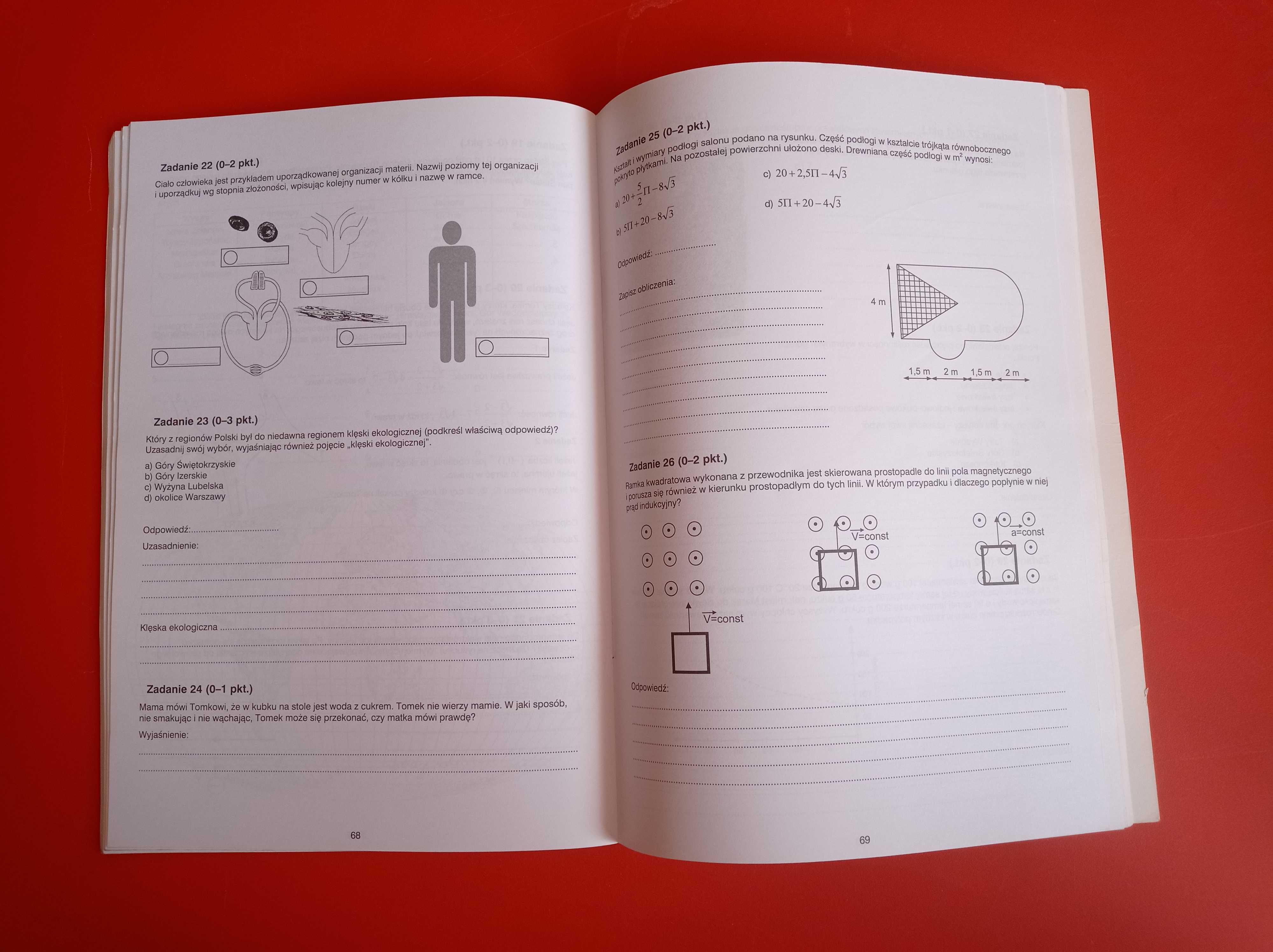 Testy-ćwiczenia dla gimnazjalistów cz.matematyczno