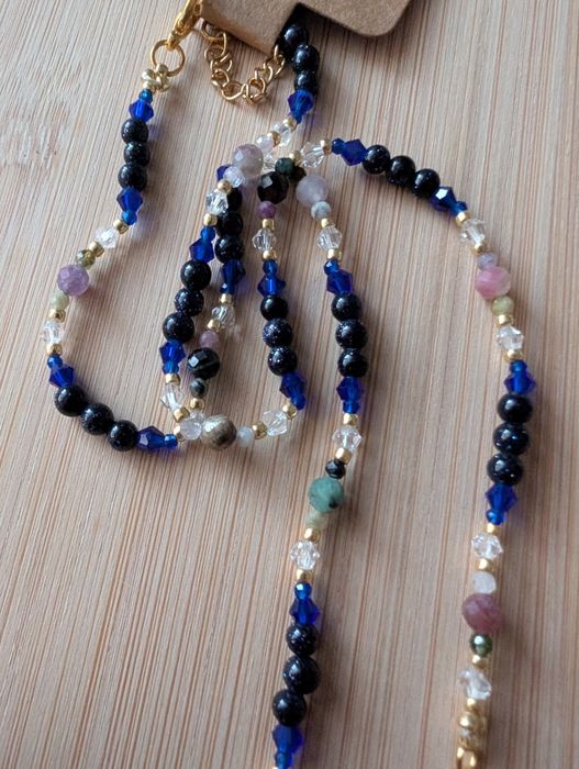 Naszyjnik z kamieniem noc kairu